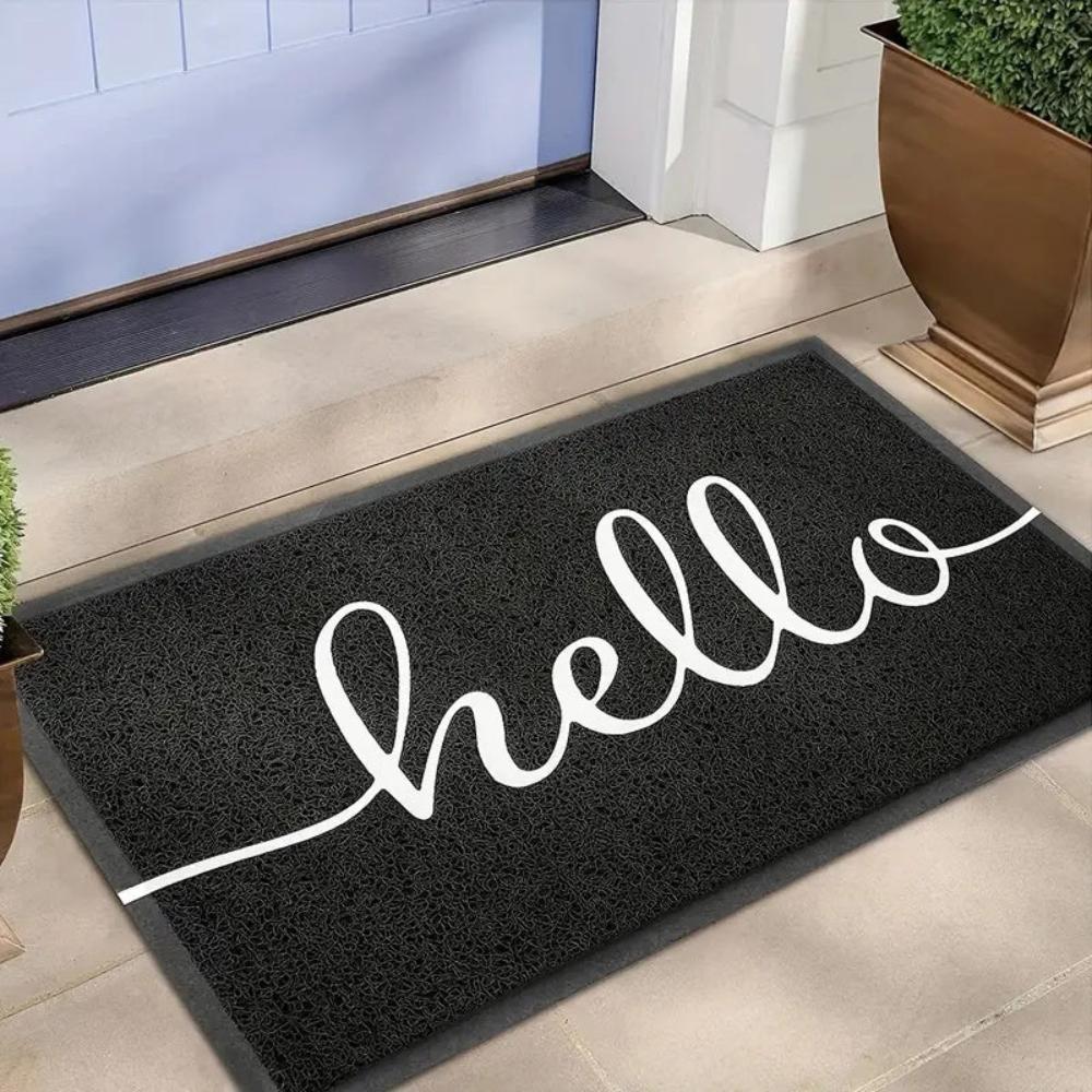 Paillasson Hello Luxe – Noir