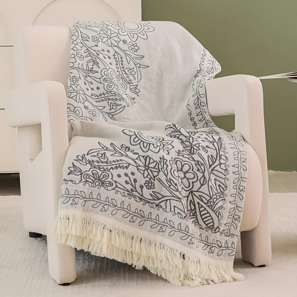 Plaid en coton Scandi Chic