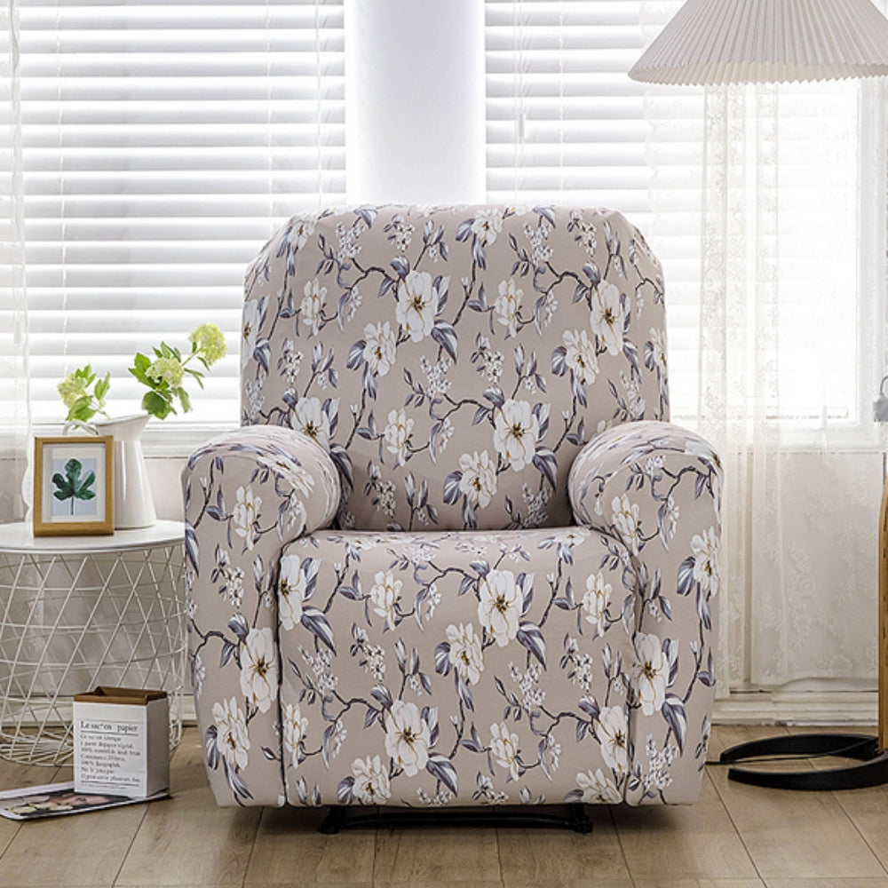 Housse de fauteuil relax à fleurs