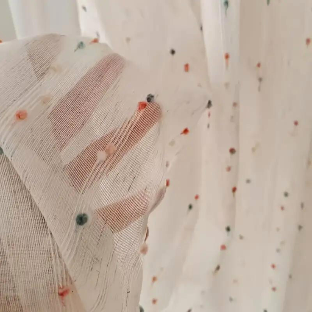 Rideau en tulle arc-en-ciel Sugar Bean