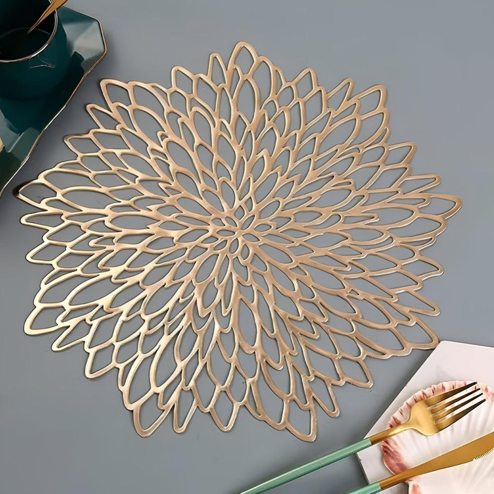 Set de table motif chrysanthème