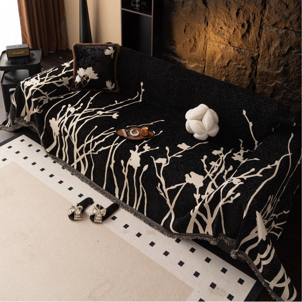 Housse de canapé en chenille Twilight Branches