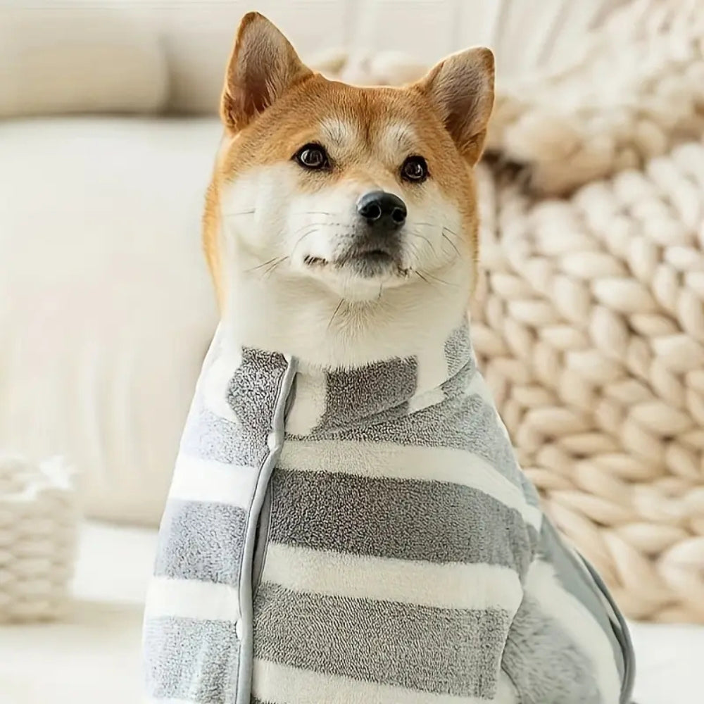 Peignoir de séchage Gentle Touch pour chien