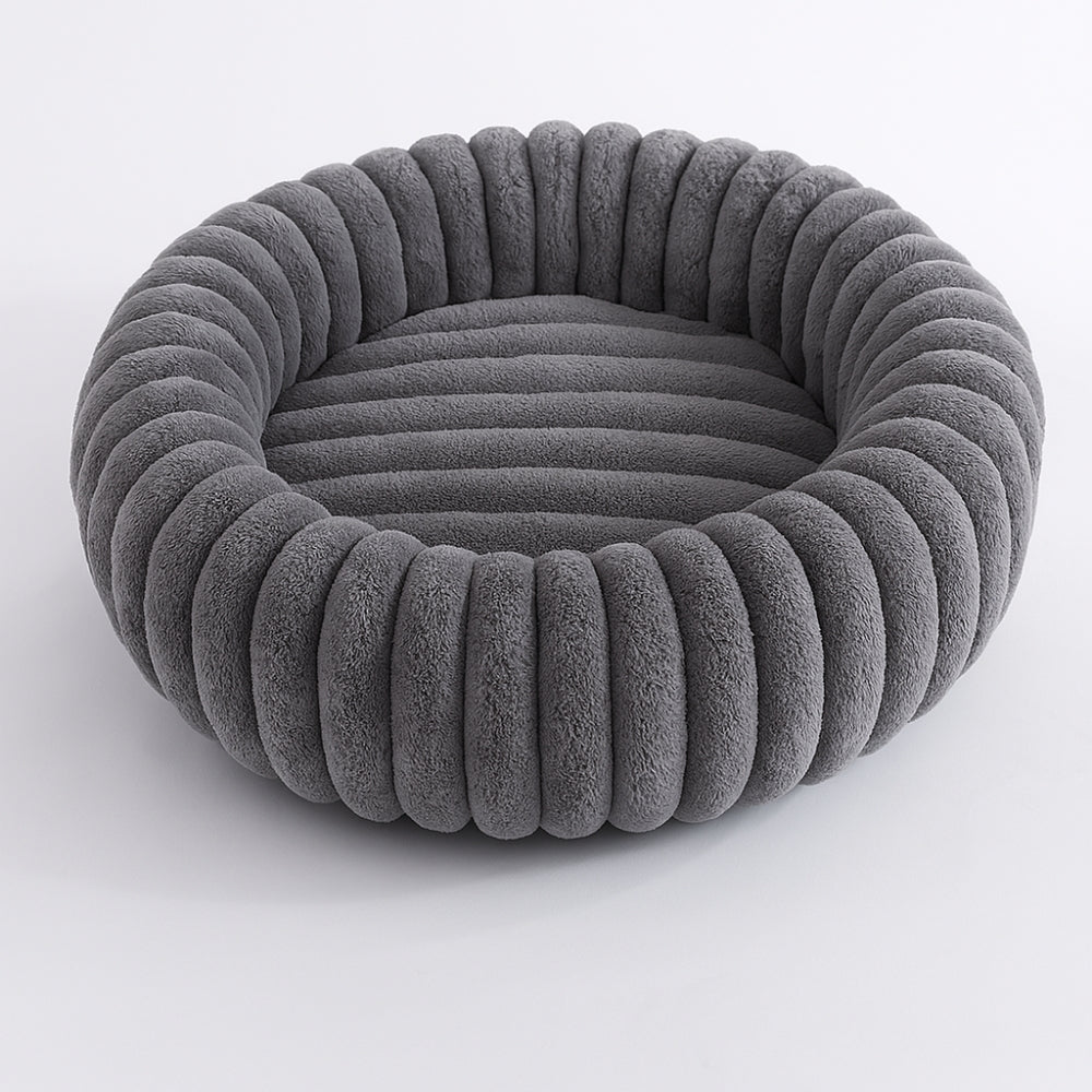 Panier rond moelleux Purrfectly Plush pour animaux