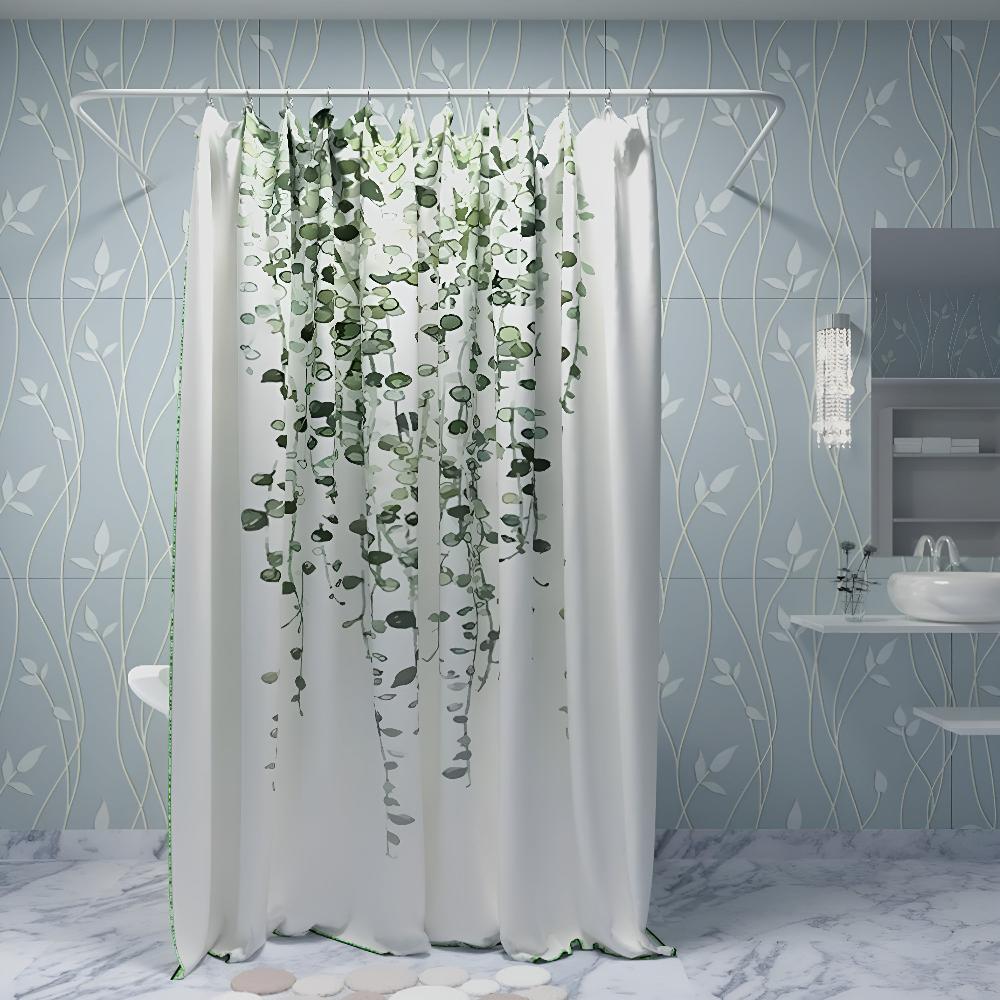 Rideau de douche lierre