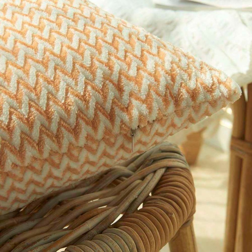 Housses de coussin à chevrons Lush