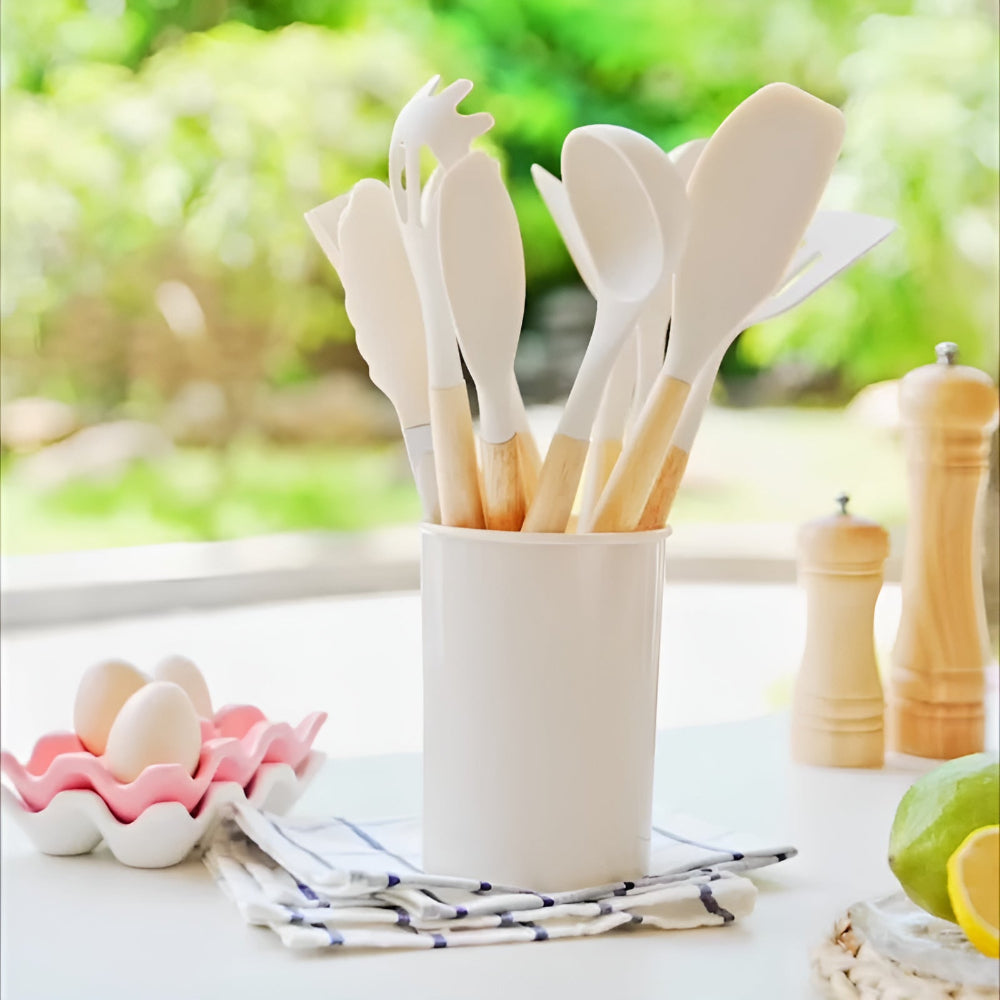 Set d'ustensiles de cuisine en silicone