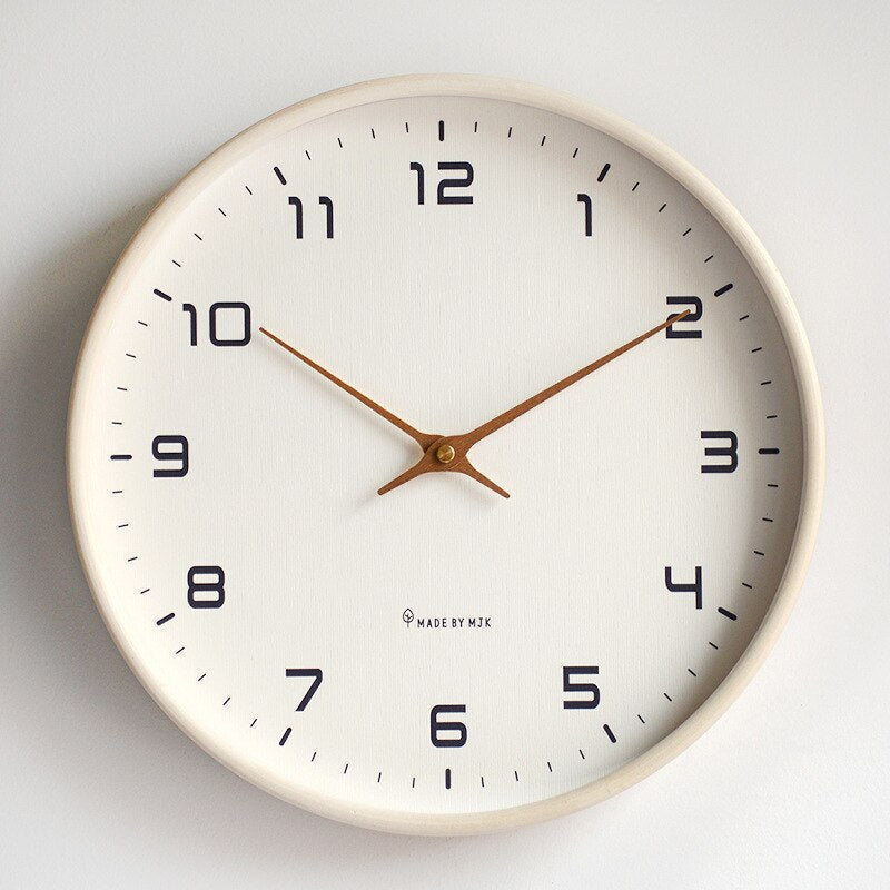 Horloge murale en bois
