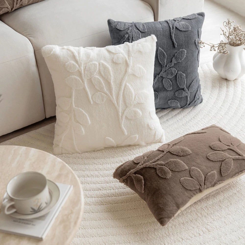Housse de coussin motif branches – Slate Vine