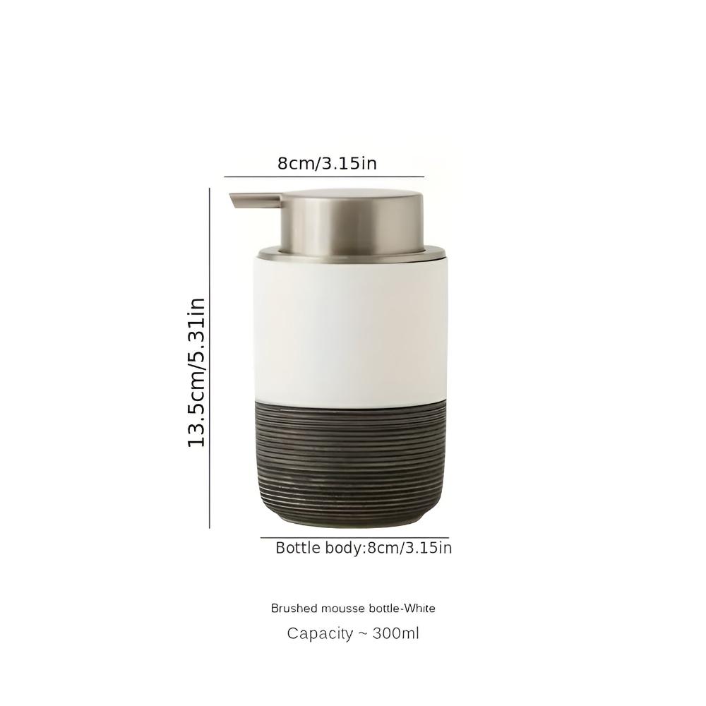 Distributeur de savon en céramique minimaliste