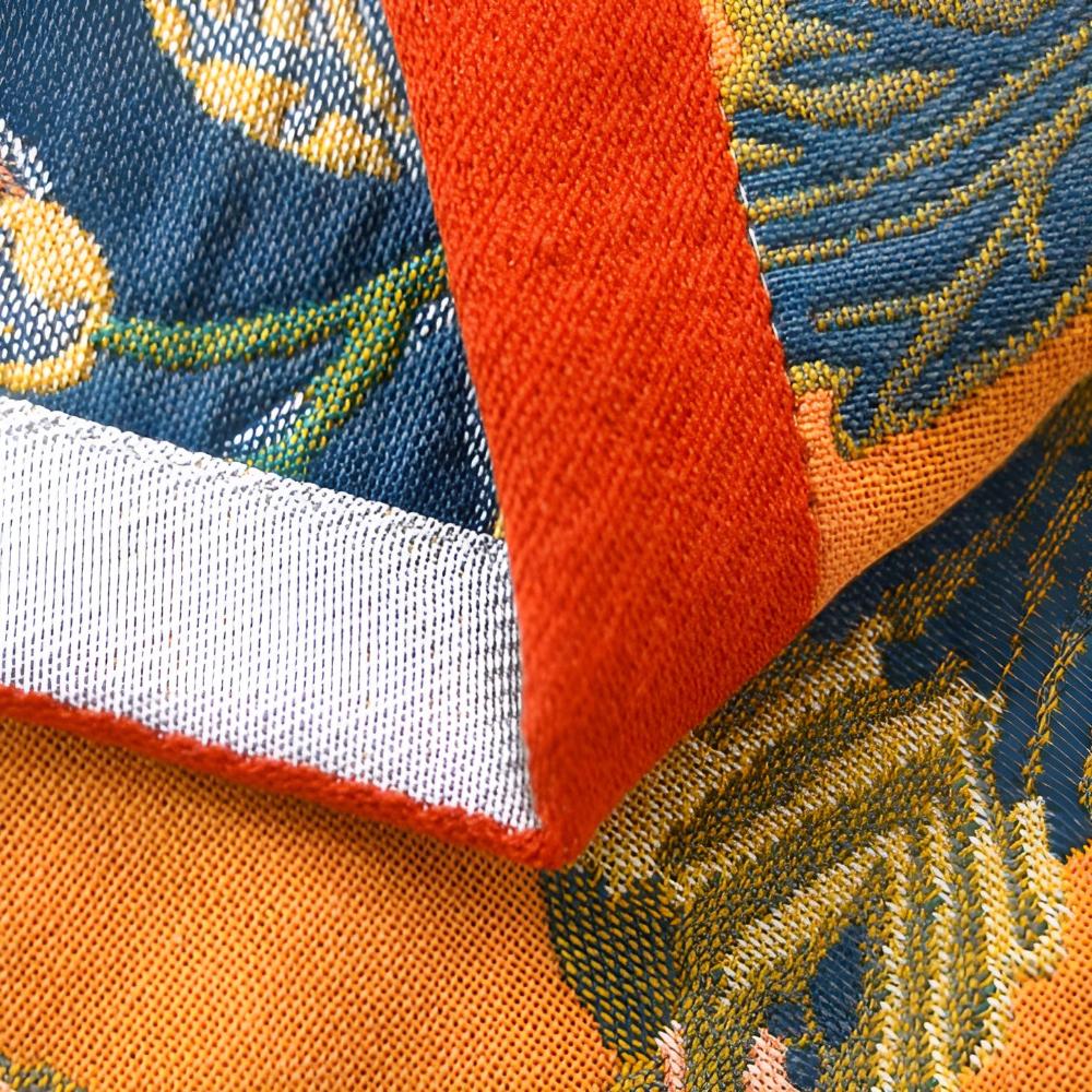 Serviette de bain réversible hibiscus