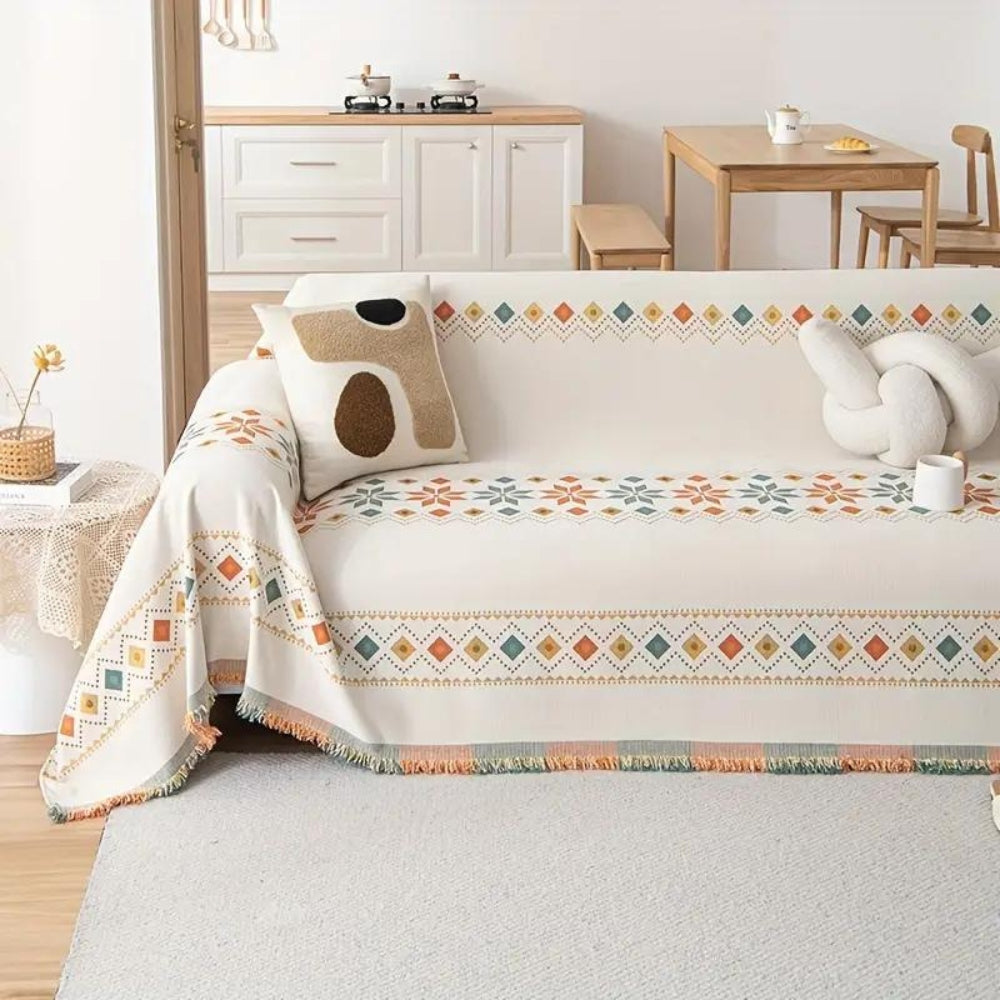 Housse de canapé boho élégante