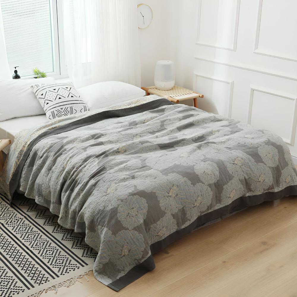 Plaid en coton Botanical Bliss