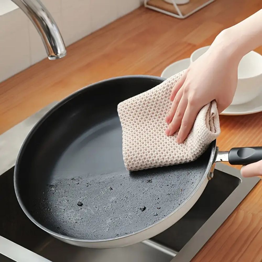 Torchons de cuisine absorbants nid d'abeille