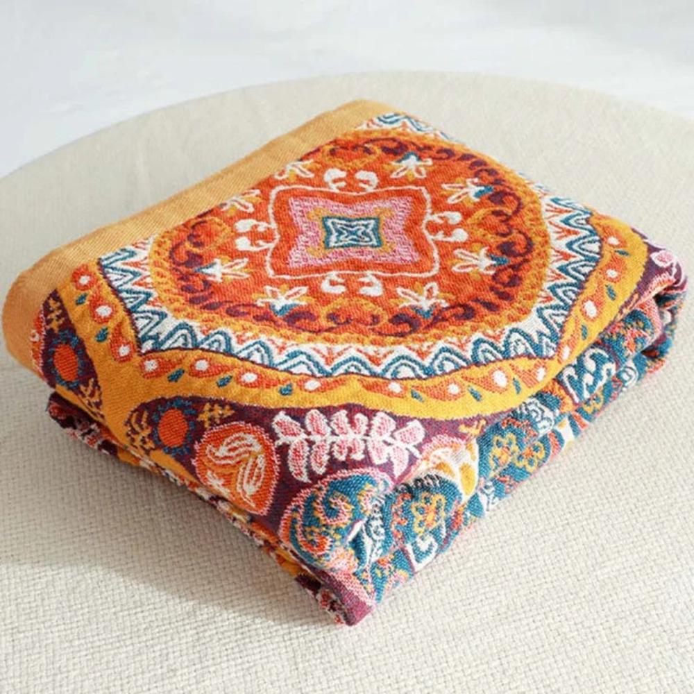 Serviette vintage éclectique
