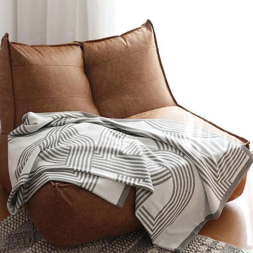Plaid tricoté Snuggle Maze