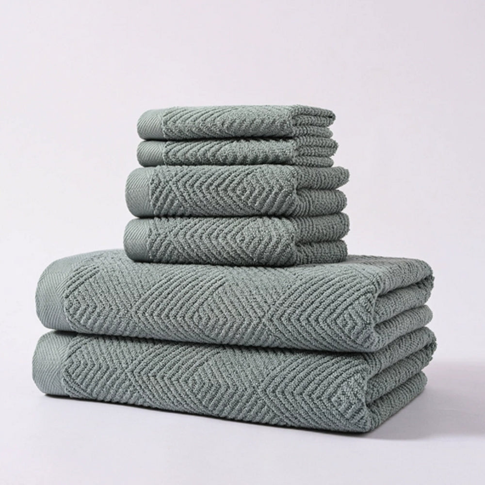 Serviettes en coton Cascade Supreme | Lot de 6