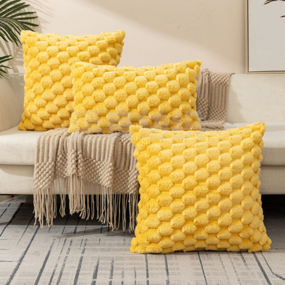 Housse de coussin marshmallow moelleuse