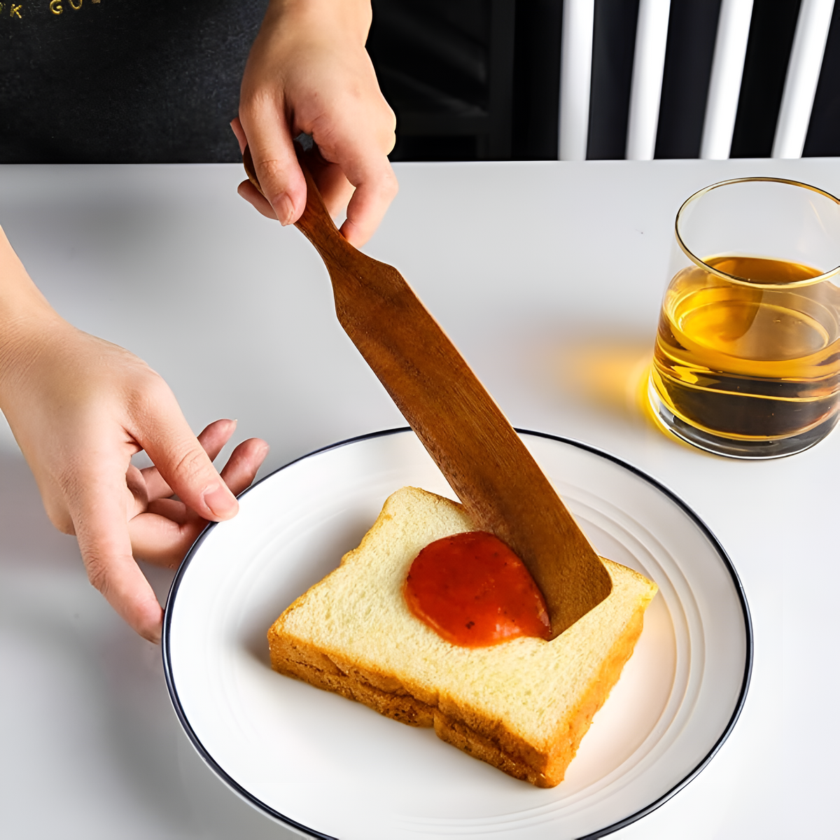 Set de spatules en bois antiadhésives