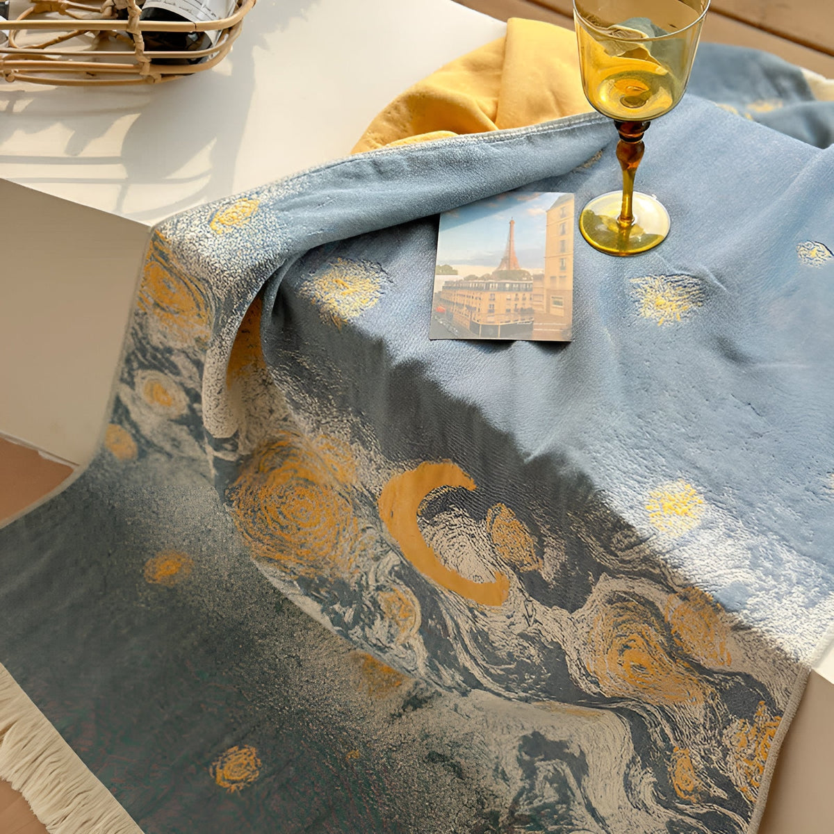 Serviette en coton Midnight Swirls
