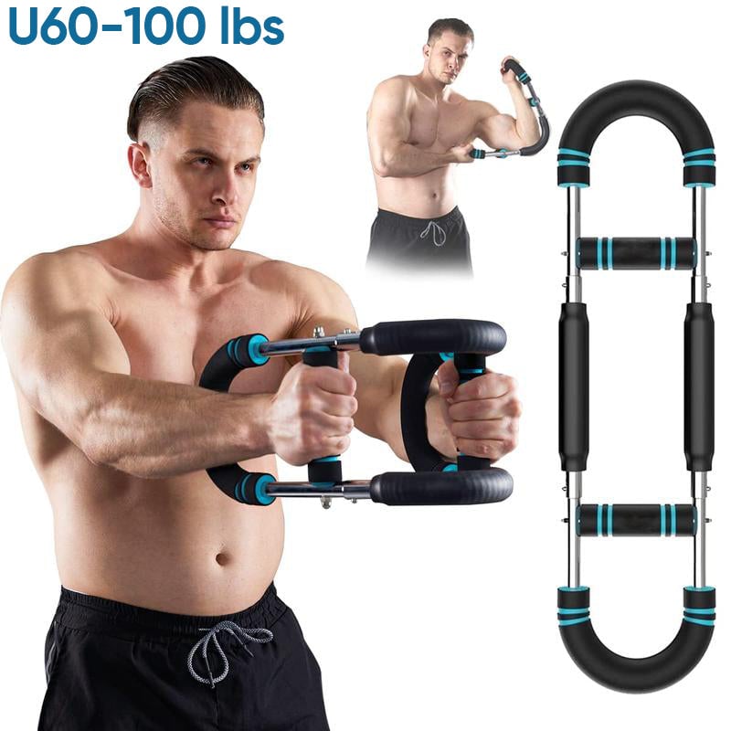 Barre Rotative pour Musculation des Bras – Entraînement Poignets & Avant-bras