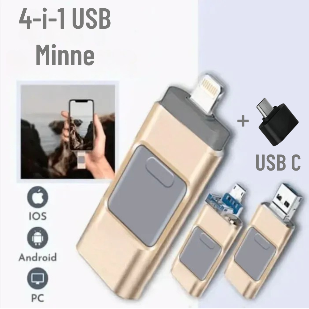 Cle USB 4 en 1