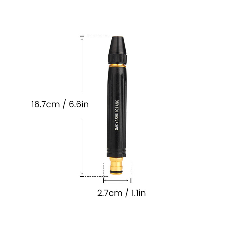 Buse Métal Haute Pression pour Tuyau d'Arrosage – Jet Réglable