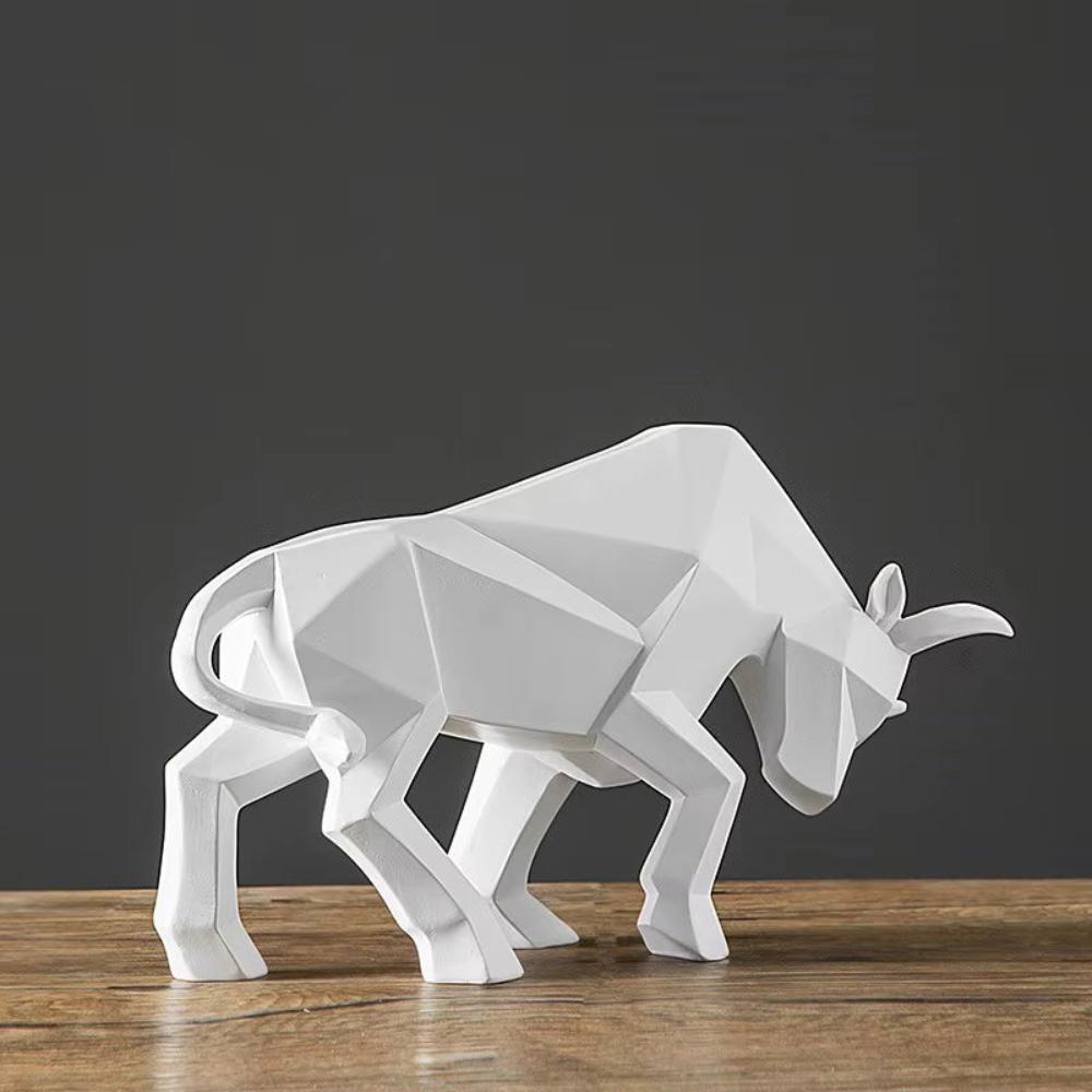 Figurine taureau de Wall Street – Noir