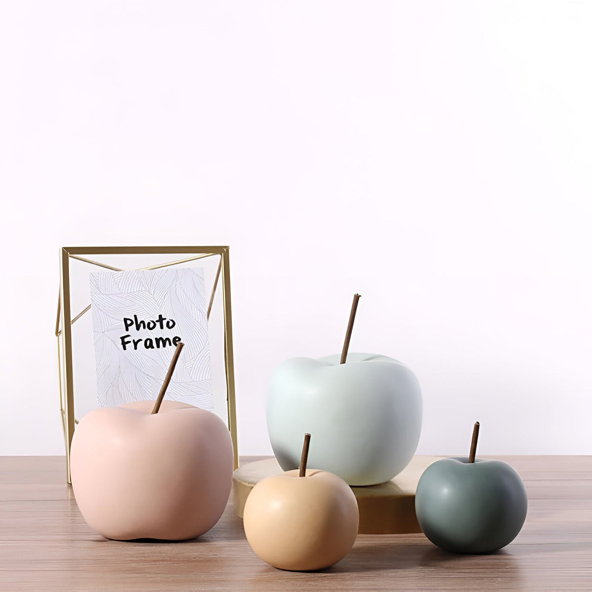 Pommes décoratives en céramique – Menthe