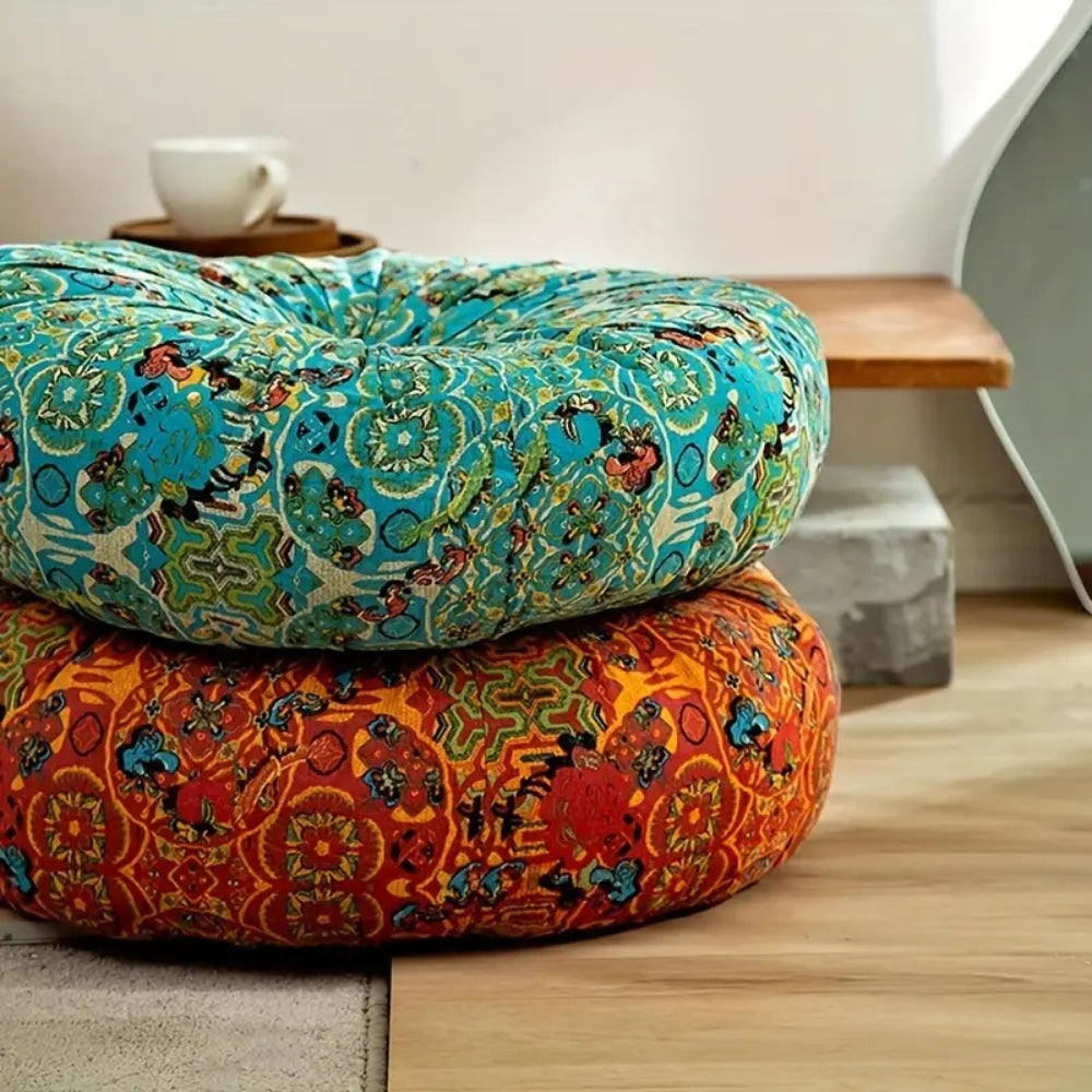 Coussin de méditation moelleux d'inspiration marocaine