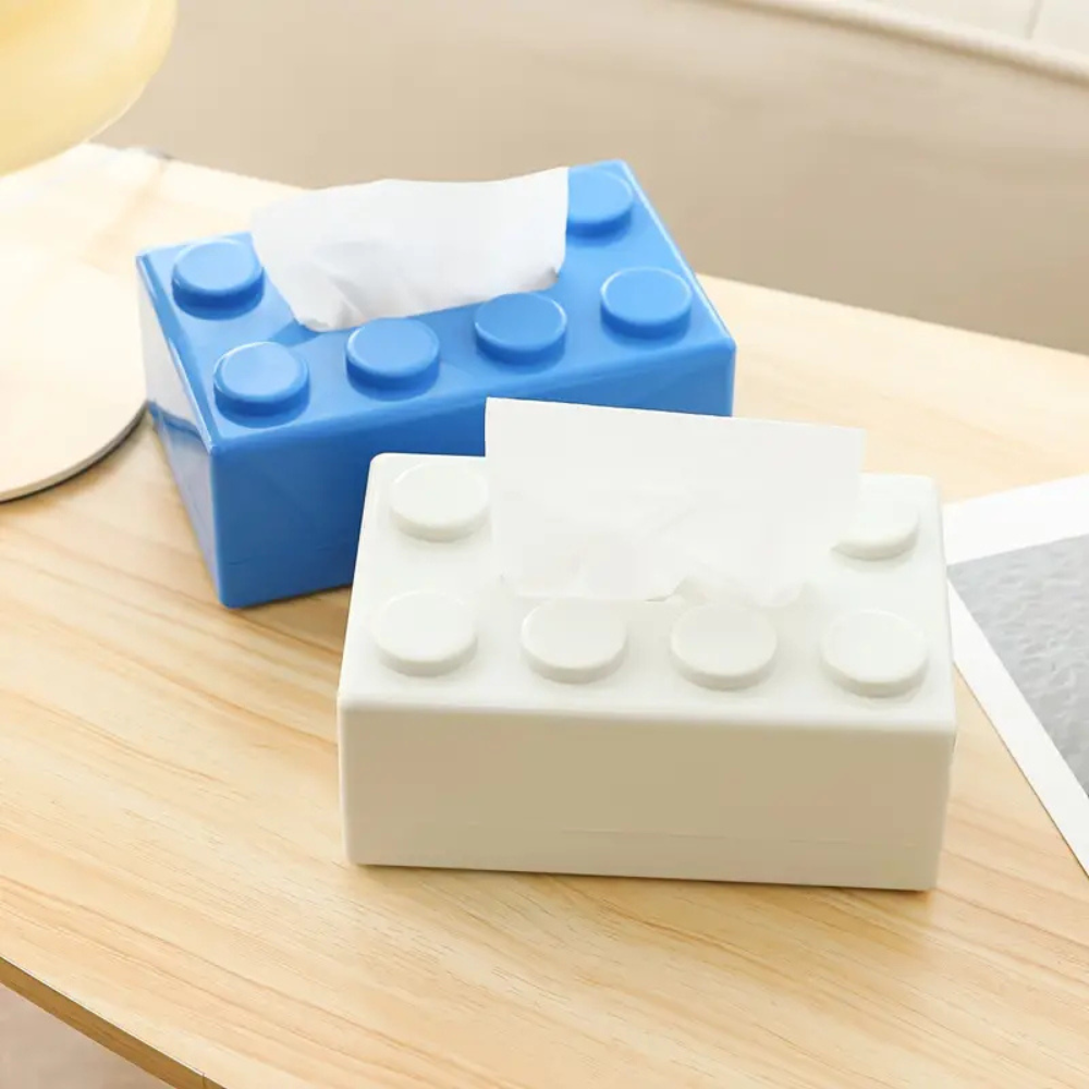 Boîte à mouchoirs blocs de construction