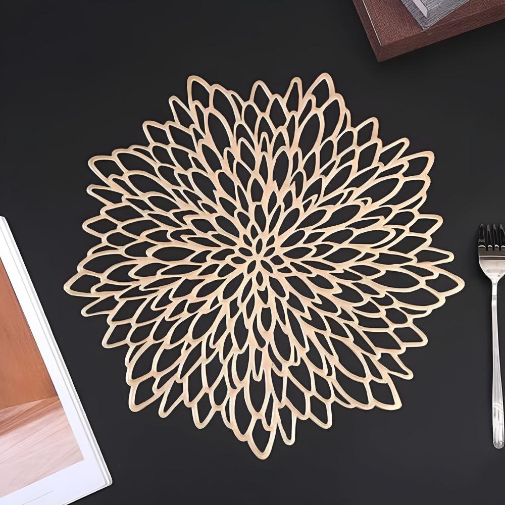Set de table motif chrysanthème