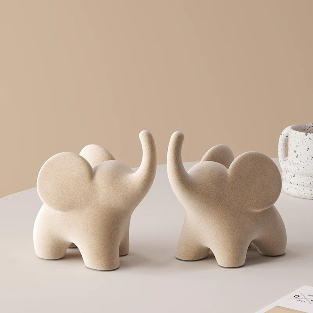 Figurines éléphant en résine