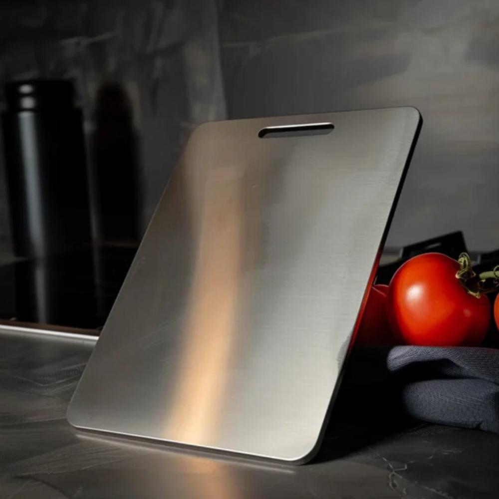 Planche à découper premium en inox