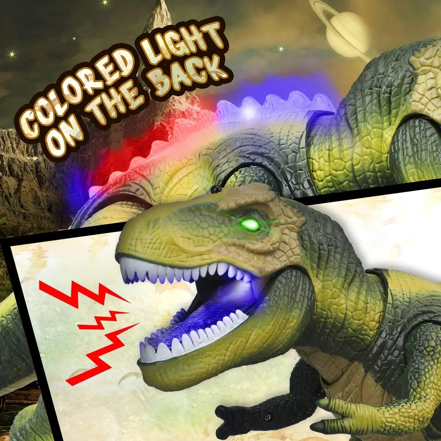 T-Rex radiocommande avec LED