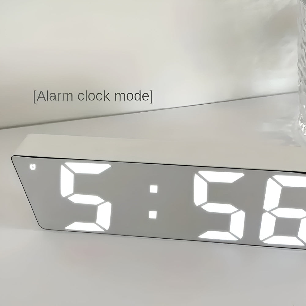 Réveil LED numérique à miroir
