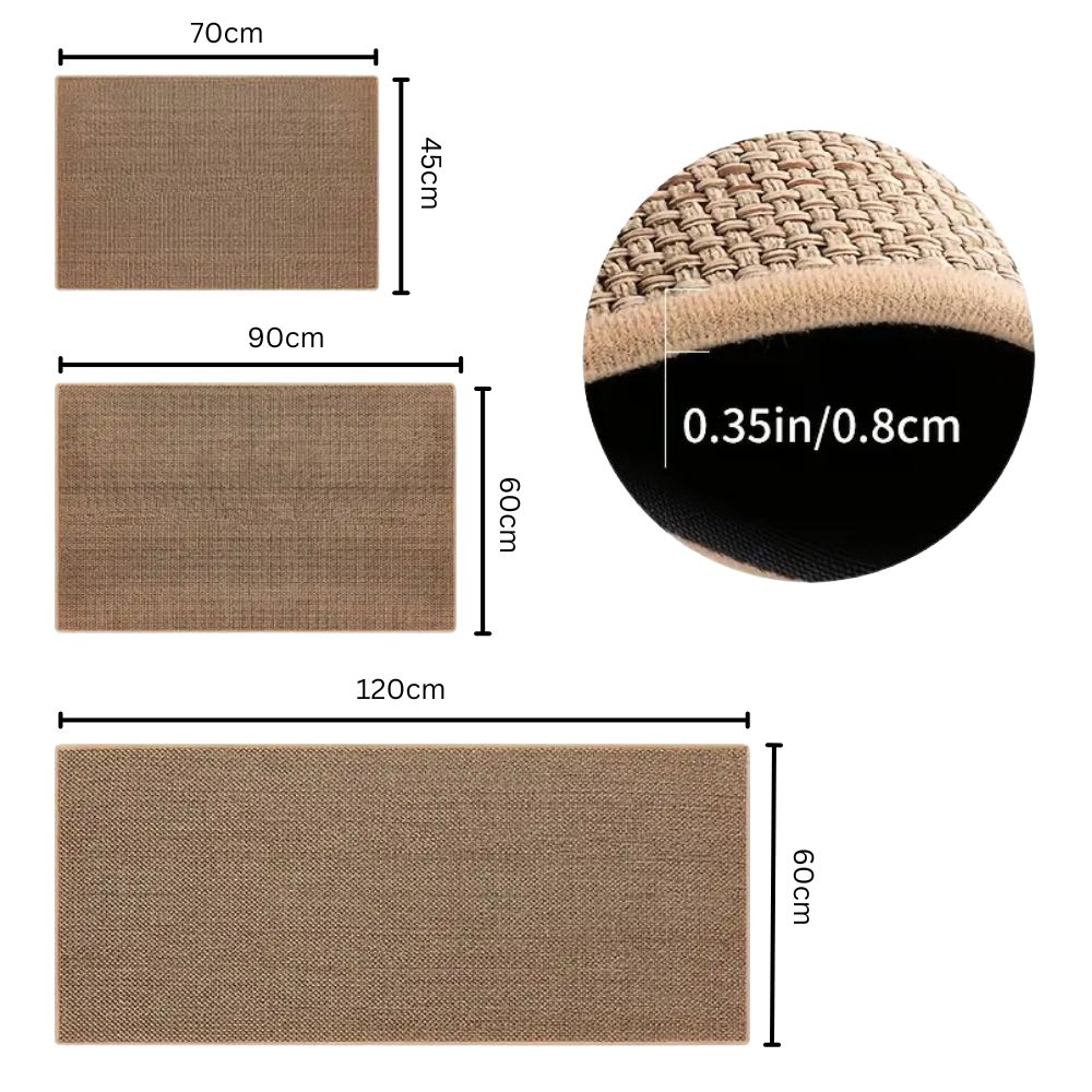 Tapis de bain antidérapant tressé Braided Comfort