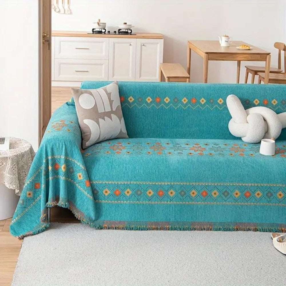 Housse de canapé boho élégante