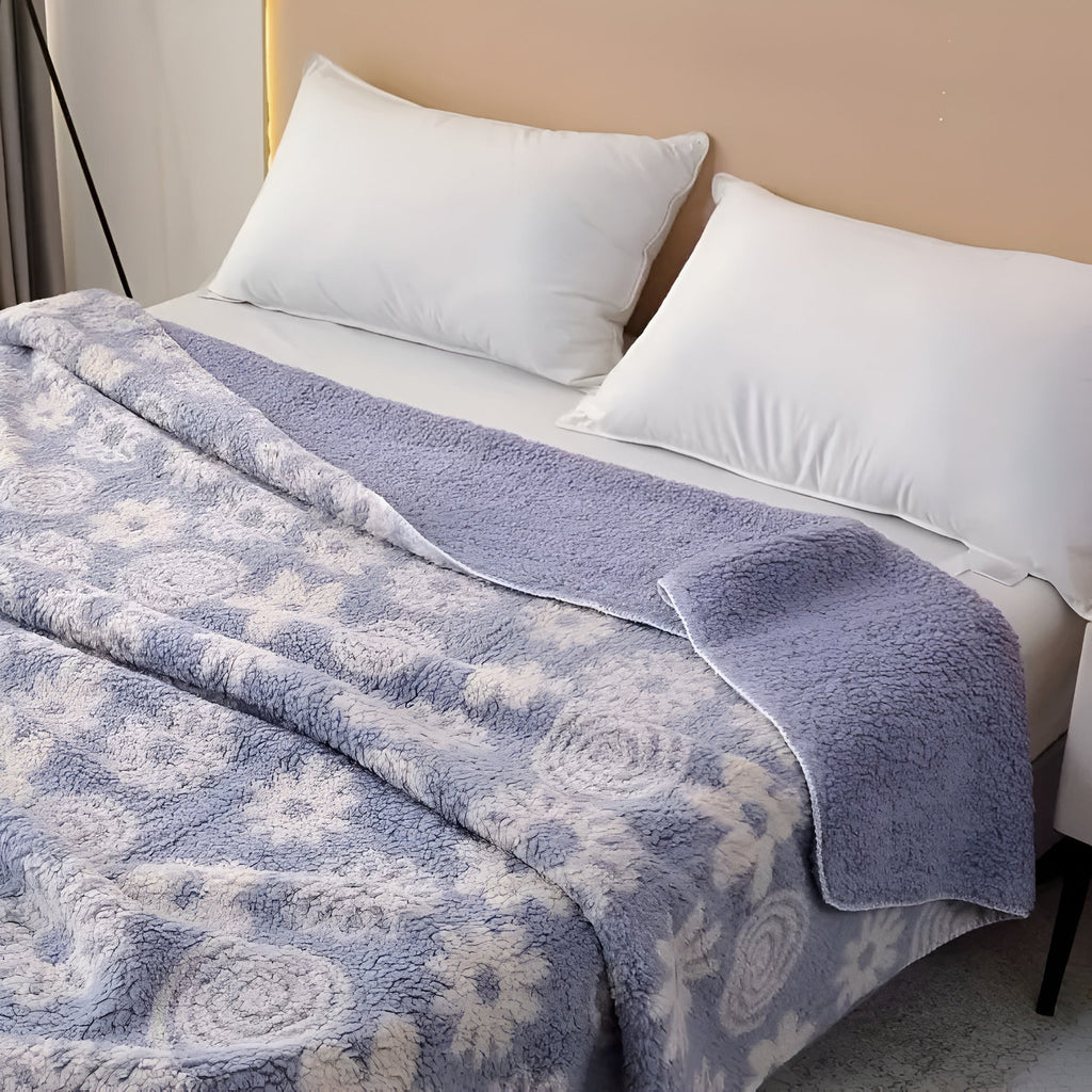 Plaid douillet Lavender Bloom