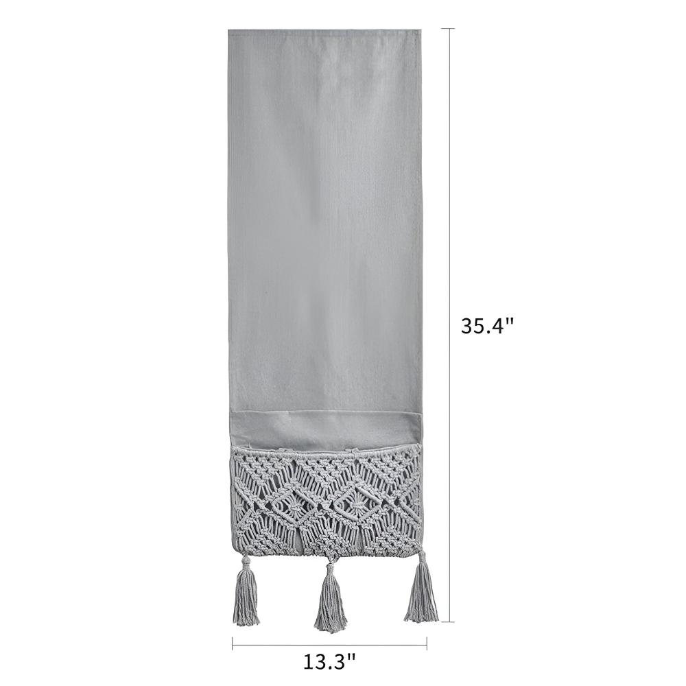 Panier de rangement boho fait main