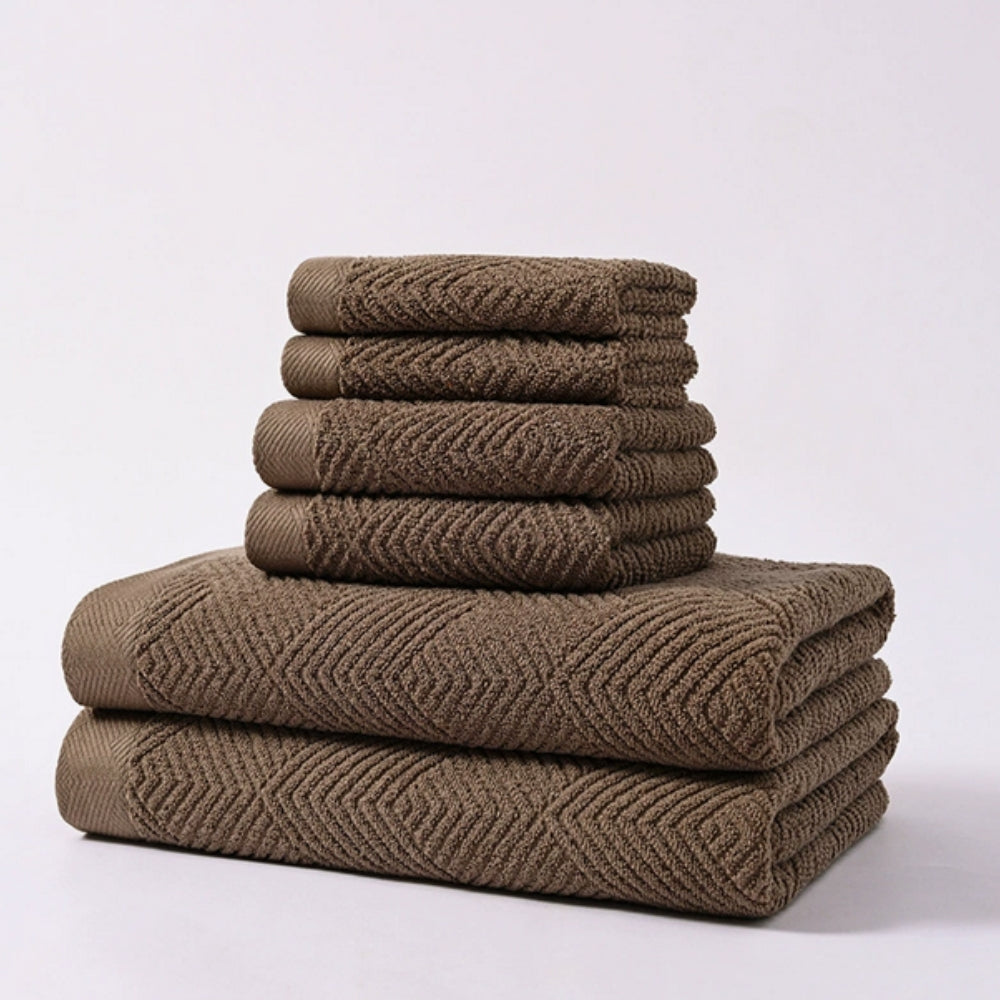 Serviettes en coton Cascade Supreme | Lot de 6