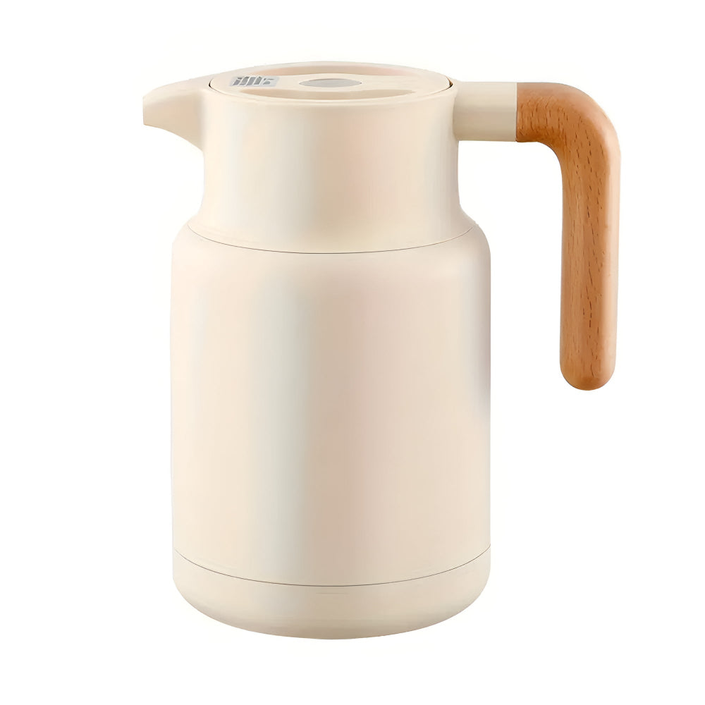 Carafe isotherme à poignée en bois