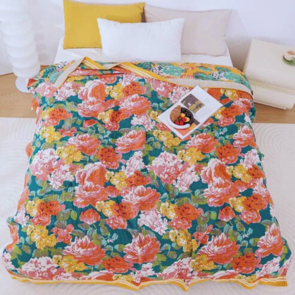 Plaid en coton Tropical Breeze