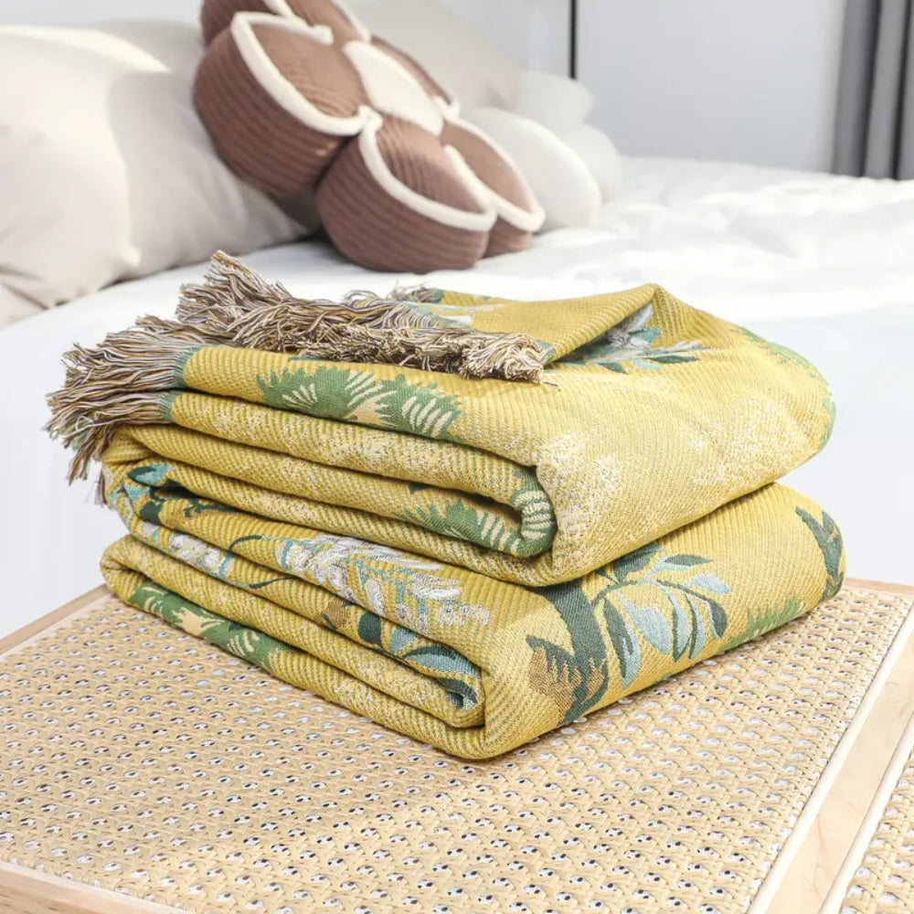 Plaid en coton mûriers