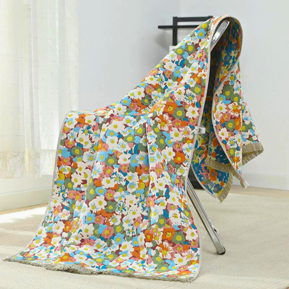 Serviette réversible Opulent Flora