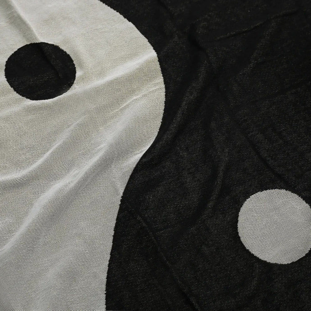 Plaid tapisserie yin et yang