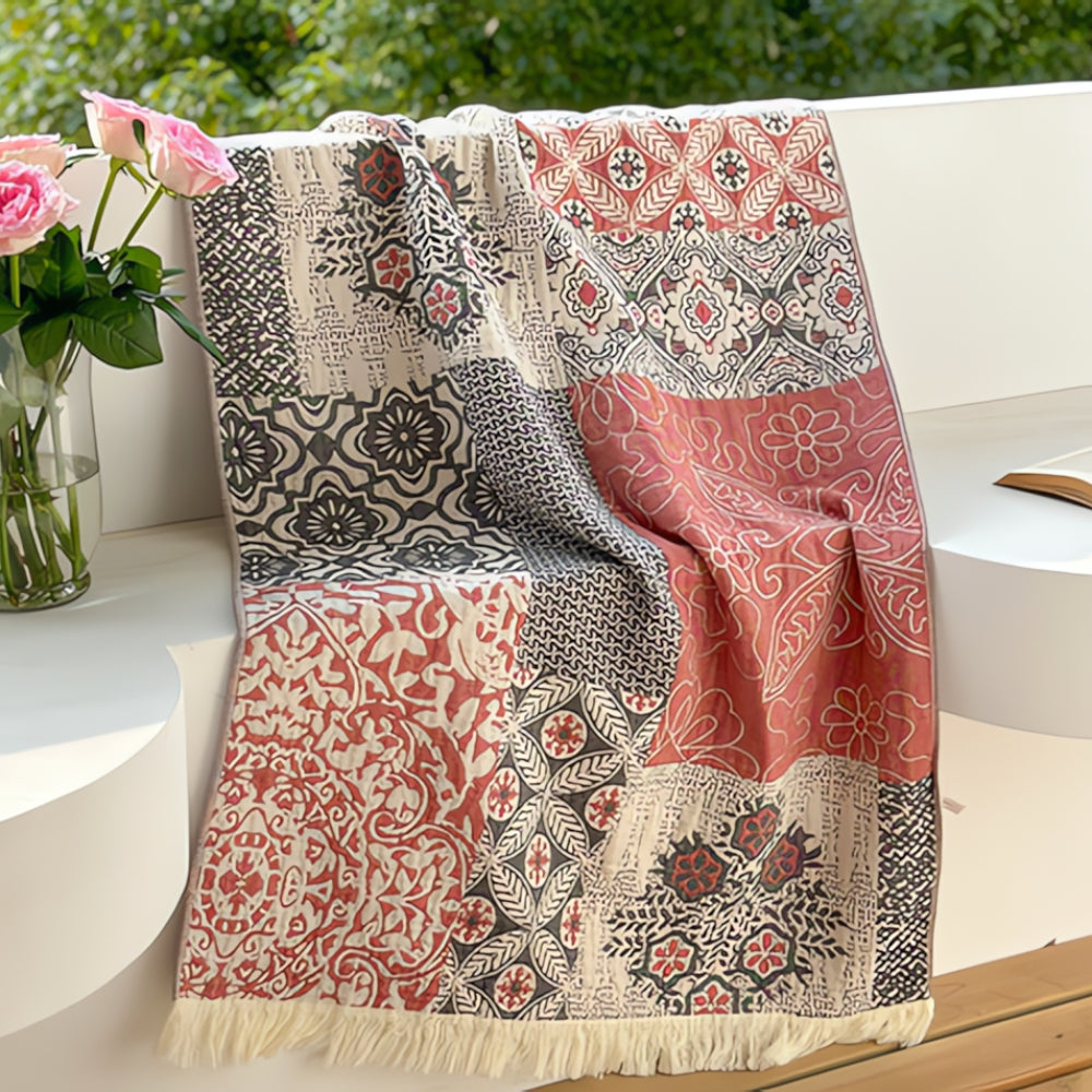Serviette en coton Midnight Swirls