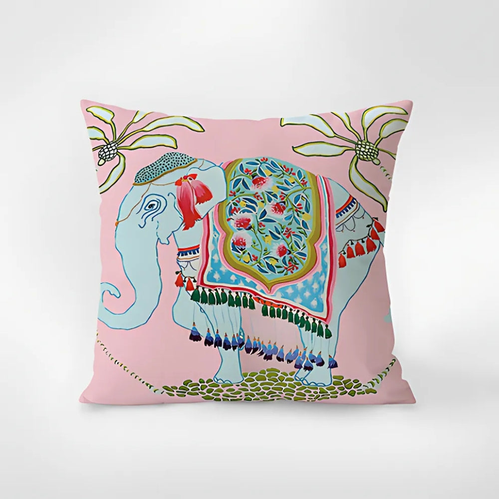 Housse de coussin tapisserie zèbre
