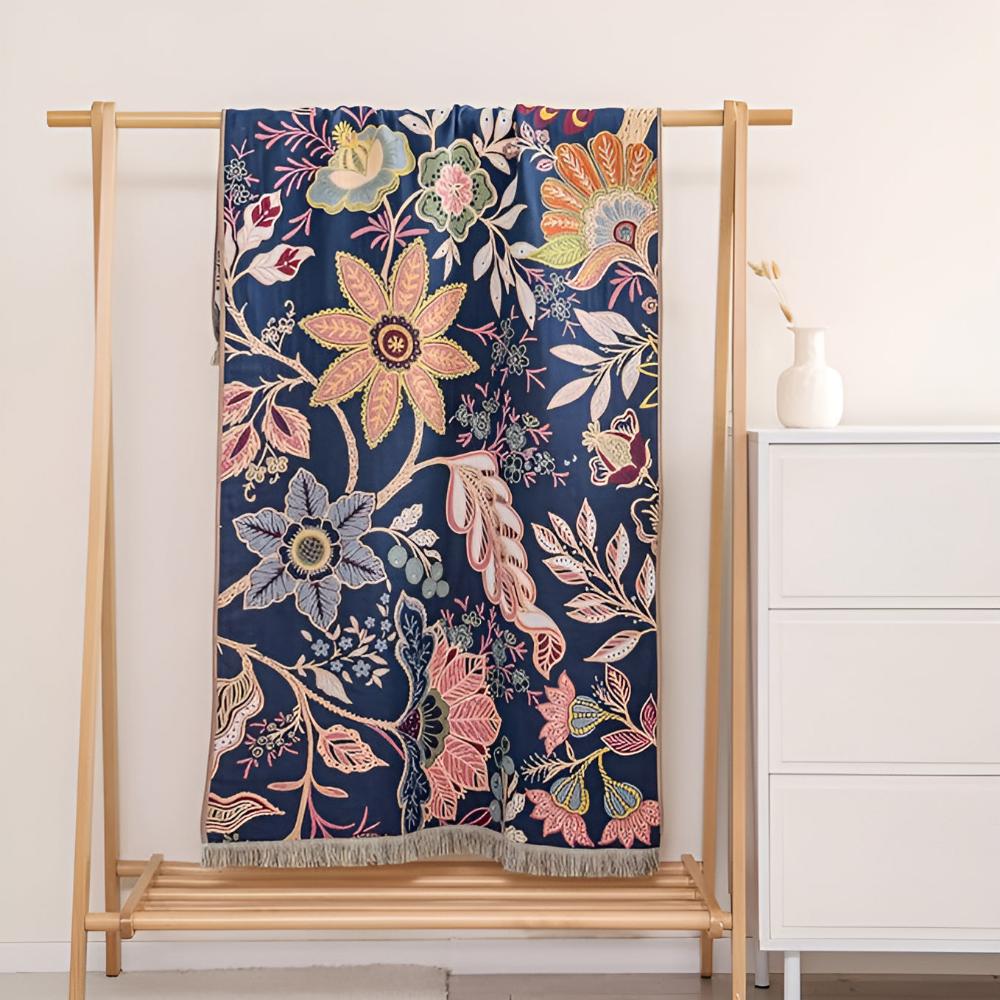 Serviette de bain réversible Garden Bloom