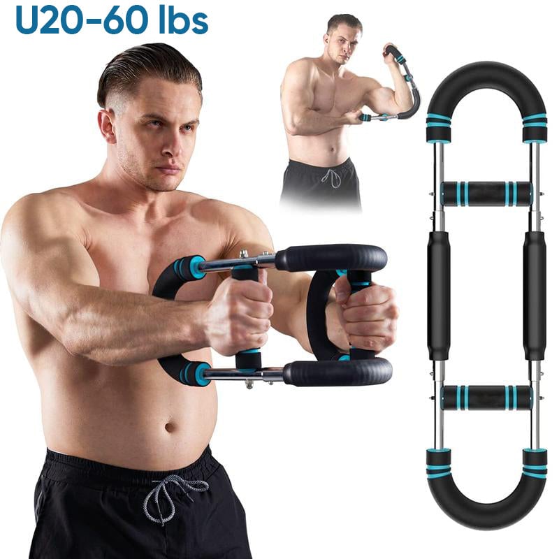 Barre Rotative pour Musculation des Bras – Entraînement Poignets & Avant-bras